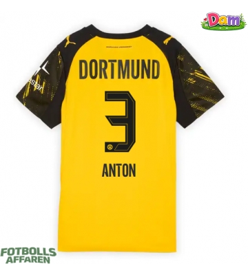 Borussia Dortmund Waldemar Anton #3 Hemmatröja Kvinnor 2025-26 Kortärmad